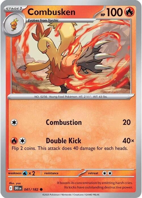 Destined Rivals Combusken #41/182